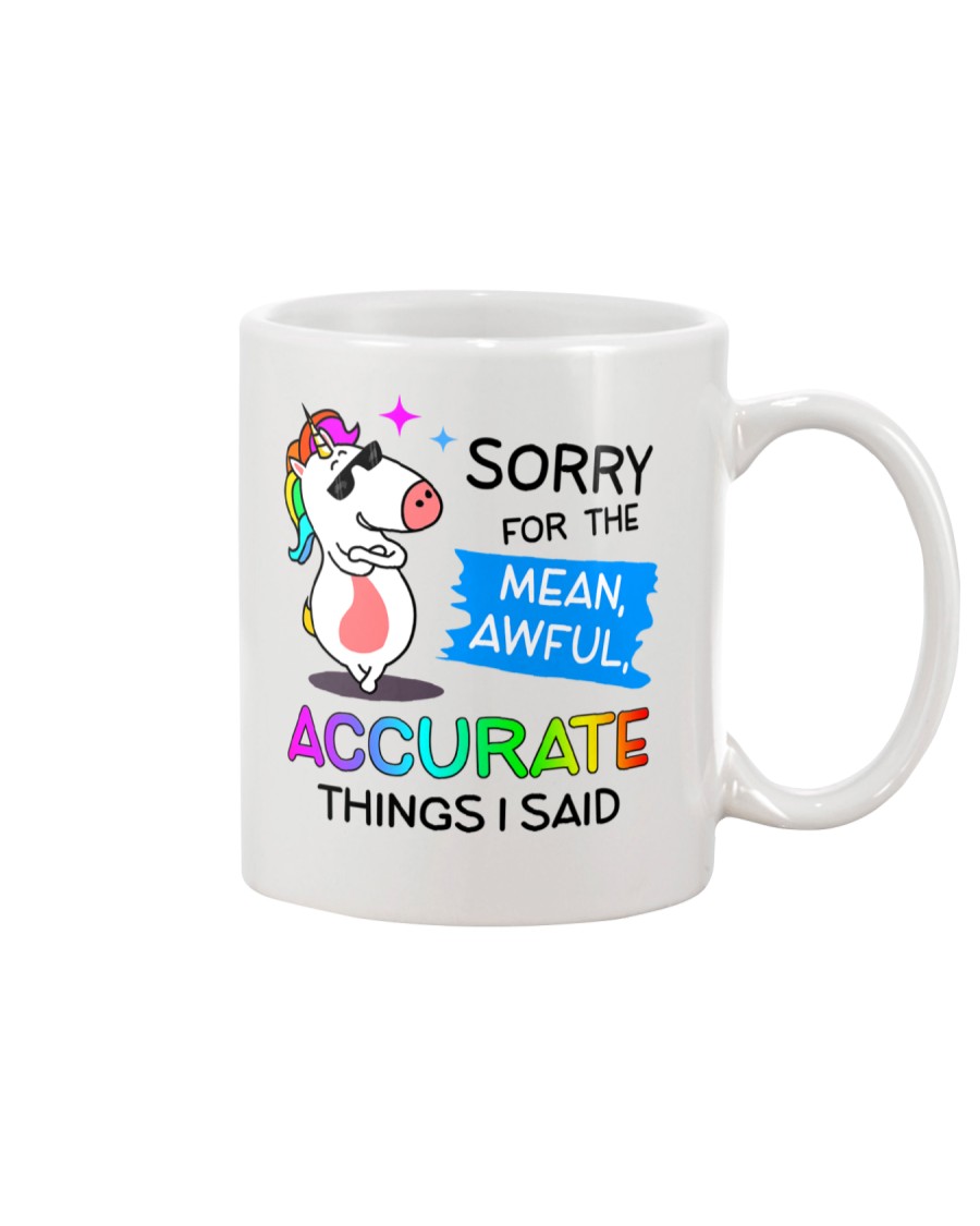 Unicorn Sorry 0410 Mug