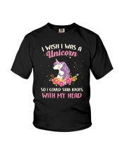 Unicorn With My Head Youth T-Shirt thumbnail
