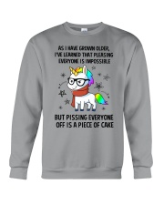 Unicorn grow up 2111 Crewneck Sweatshirt thumbnail