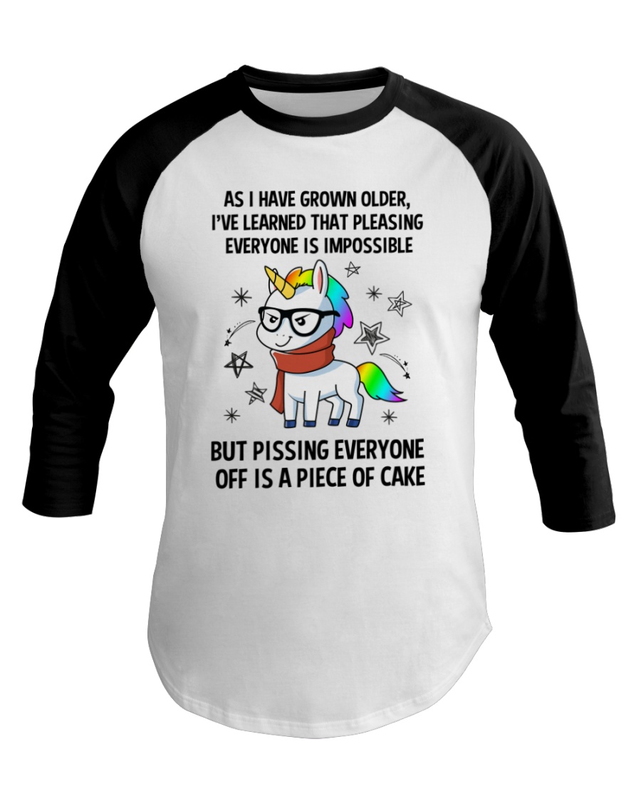 Unicorn grow up 2111 Baseball Tee