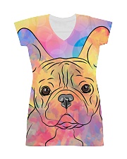 French Bulldog Color Summer All-over Dress thumbnail