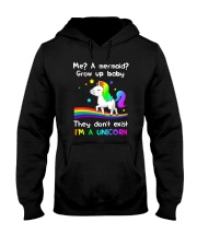 Unicorn grow up 0810 Hooded Sweatshirt thumbnail