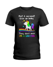 Unicorn grow up 0810 Ladies T-Shirt thumbnail