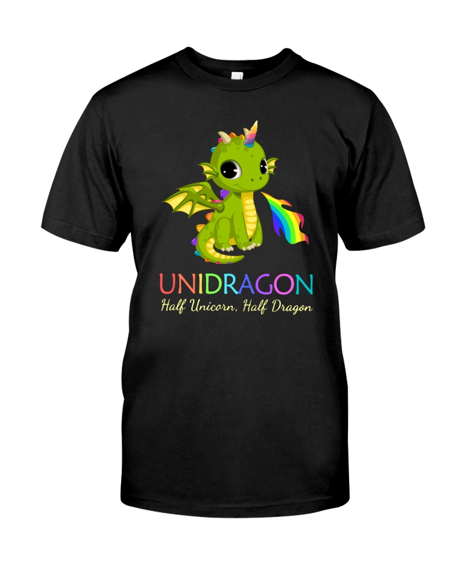 Half Unicorn Half Dragon 2906 Classic T-Shirt