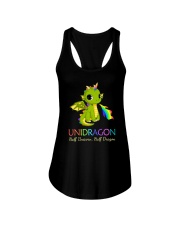 Half Unicorn Half Dragon 2906 Ladies Flowy Tank thumbnail