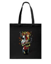Skull woman cat Tote Bag thumbnail