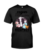 Vegan - Every mother deserves respect 2106P Classic T-Shirt thumbnail