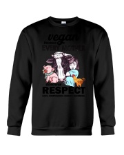 Vegan - Every mother deserves respect 2106P Crewneck Sweatshirt thumbnail