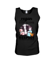 Vegan - Every mother deserves respect 2106P Unisex Tank thumbnail