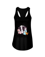 Vegan - Every mother deserves respect 2106P Ladies Flowy Tank thumbnail