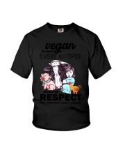 Vegan - Every mother deserves respect 2106P Youth T-Shirt thumbnail