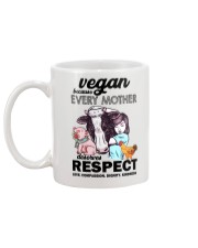 Vegan - Every mother deserves respect 2106P Mug back