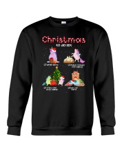 Unicorn Chrismas To Do List 2709 Crewneck Sweatshirt thumbnail