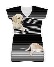 Labrador Retriever Striped All-over Dress thumbnail