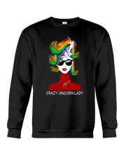 Unicorn lady Crewneck Sweatshirt thumbnail