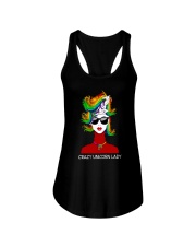 Unicorn lady Ladies Flowy Tank thumbnail