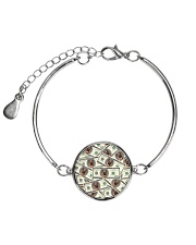 German Shepherd Dollar 1406 Metallic Circle Bracelet thumbnail
