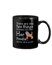 Poodle Flowers Mug thumbnail