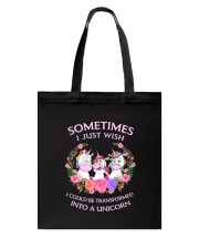 Unicorn transformed 111 Tote Bag thumbnail