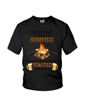 Camping Bonfire Beer Toasted 1406 Youth T-Shirt thumbnail