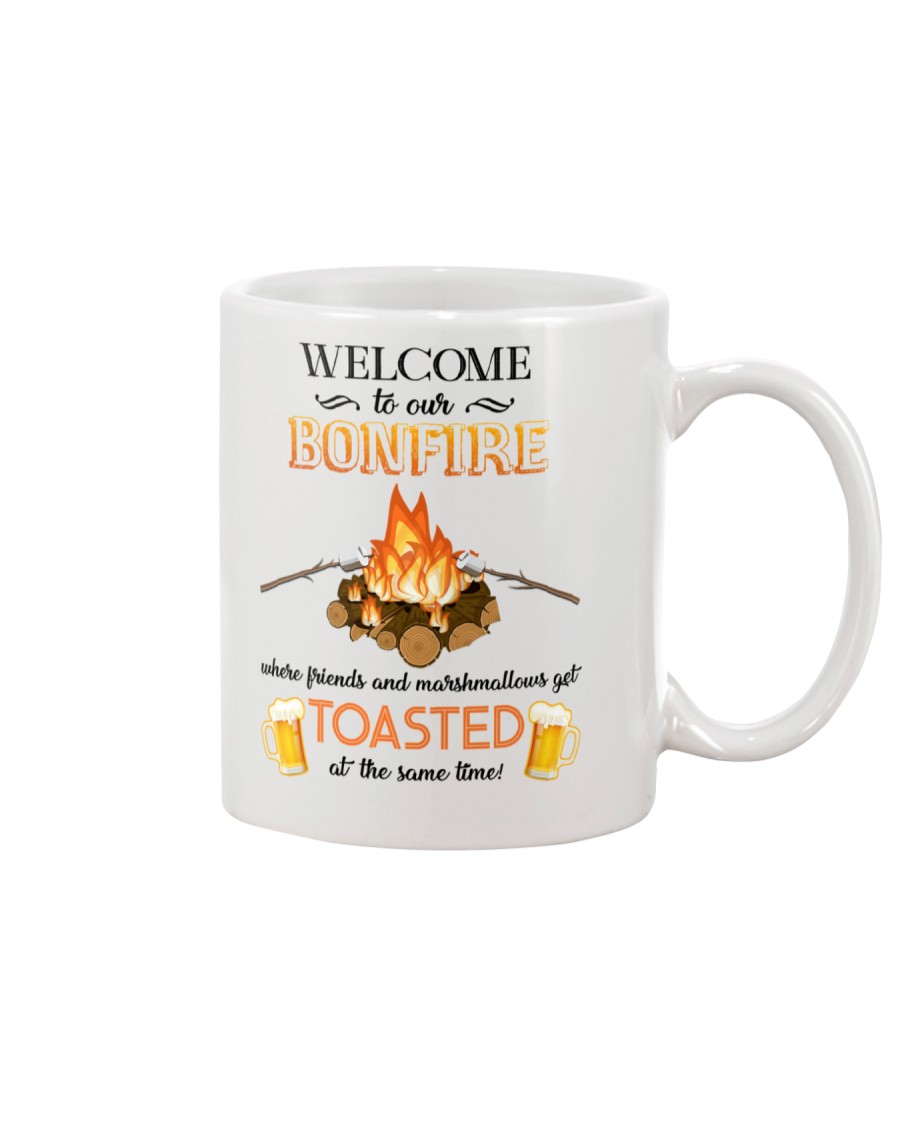 Camping Bonfire Beer Toasted 1406 Mug
