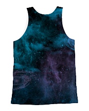 Wolf Moon with Butterfly 1506 All-over Unisex Tank back