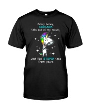 Unicorn sorry honey 1211 Classic T-Shirt thumbnail