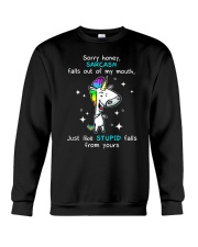 Unicorn sorry honey 1211 Crewneck Sweatshirt thumbnail