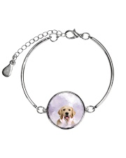Golden Retriever Hold 1406 Metallic Circle Bracelet thumbnail