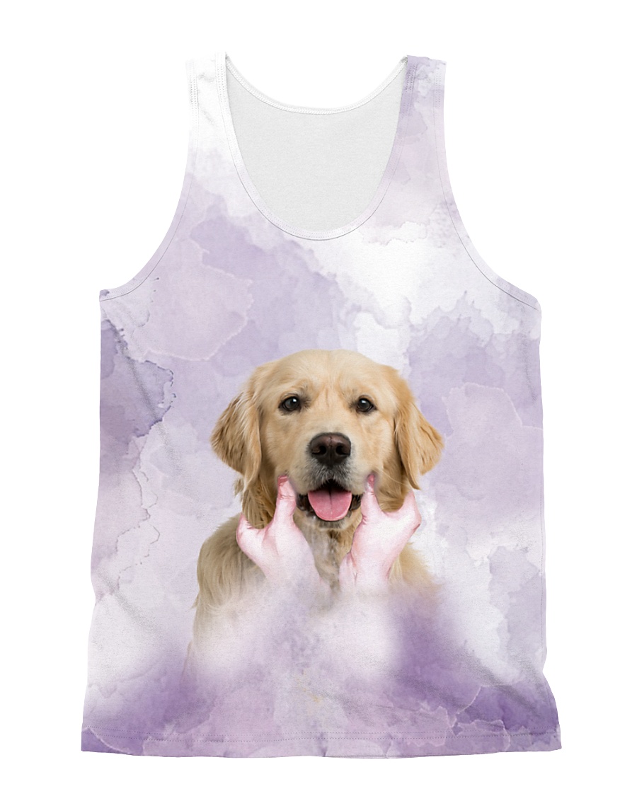 Golden Retriever Hold 1406 All-over Unisex Tank