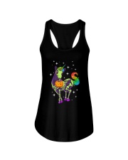 Unicorn Skeleton halloween 0108 Ladies Flowy Tank thumbnail