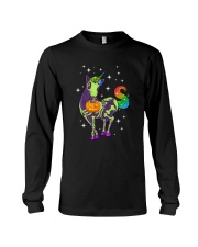 Unicorn Skeleton halloween 0108 Long Sleeve Tee thumbnail