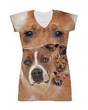 Staffy Heads 1506L All-over Dress thumbnail