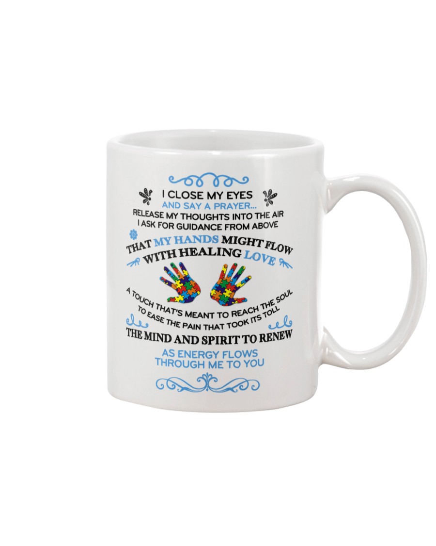 My Hand Love Autism Mug