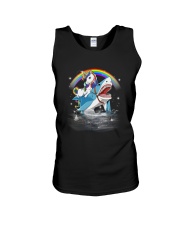 Unicorn Shark Unisex Tank thumbnail
