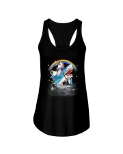 Unicorn Shark Ladies Flowy Tank thumbnail