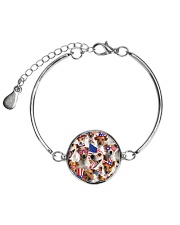 Jack Russell Terrier - Independence Day 506D Metallic Circle Bracelet thumbnail