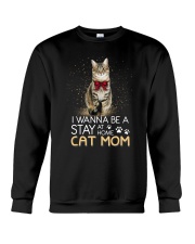 Stay At Home Cat Home Crewneck Sweatshirt thumbnail
