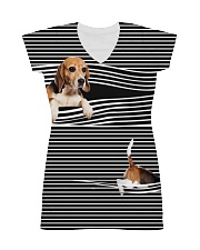 Beagle Striped All-over Dress front
