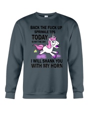 Unicorn I Will Shank You Crewneck Sweatshirt thumbnail