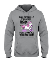 Unicorn I Will Shank You Hooded Sweatshirt thumbnail
