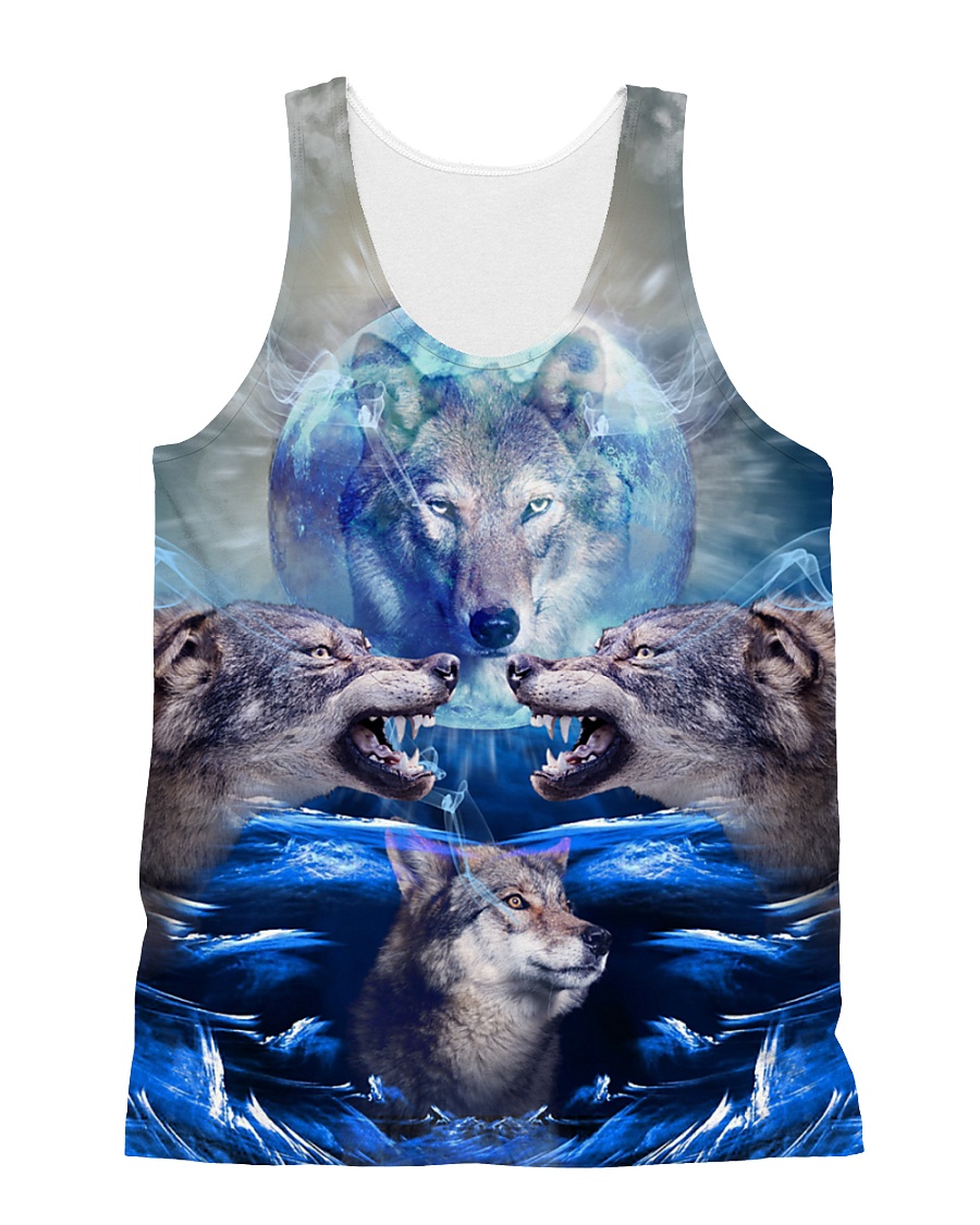 Wolf Great 1406 All-over Unisex Tank