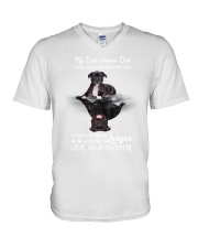 Staffy - Turn back the clock 1806P V-Neck T-Shirt thumbnail