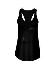 Black Cat Remembering Ladies Flowy Tank thumbnail