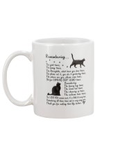 Black Cat Remembering Mug back