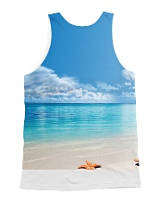 Cat Sea All-over Unisex Tank back