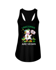 Unicorn vegan 2010 Ladies Flowy Tank thumbnail