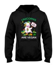 Unicorn vegan 2010 Hooded Sweatshirt front