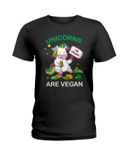 Unicorn vegan 2010 Ladies T-Shirt thumbnail