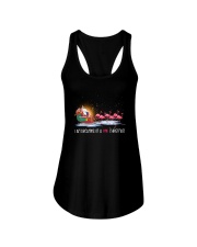 Unicorn Pink Christmas 1109 Ladies Flowy Tank thumbnail